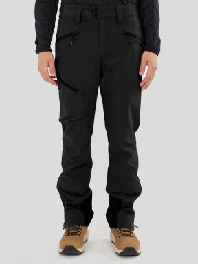 pantaloni softshell pt. barbati Fundango Rob II Softshell Pants negru 1
