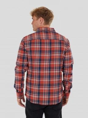 camasa cu maneci lungi pt. barbati Fundango Harris Shirt rosu 3