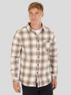 camasa cu maneci lungi pt. barbati Fundango Harris Shirt nisip 1