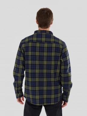 jacheta camasa pt. barbati Fundango Roddy Lined Shirt albastru inchis 3