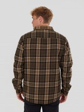 jacheta camasa pt. barbati Fundango Roddy Lined Shirt oliv 3