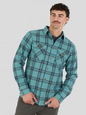 jacheta camasa pt. barbati Fundango Roddy Lined Shirt verde 1