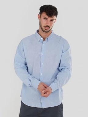 camasa cu maneci lungi pt. barbati Fundango Ronan Shirt albastru 1