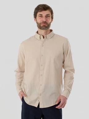 camasa cu maneci lungi pt. barbati Fundango Ronan Shirt nisip 1