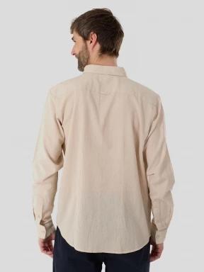 camasa cu maneci lungi pt. barbati Fundango Ronan Shirt nisip 3