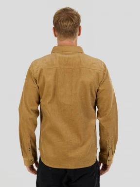camasa cu maneci lungi pt. barbati Fundango Oregon Corduroy Shirt galben 3