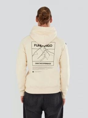 pulover cu gluga pt. barbati Fundango Talis Hooded Sweatshirt nisip 3