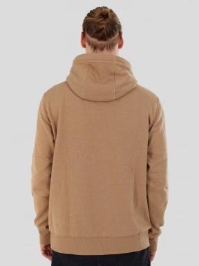 pulover cu gluga pt. barbati Fundango Conor Hooded Sweatshirt maro 3