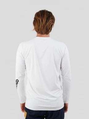 lycra cu maneci lungi pt. barbati Fundango Manado Long II Rashguard alb 3