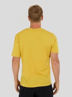 tricou cu maneci scurte pt. barbati Fundango Wanaka Merino T-shirt galben 3