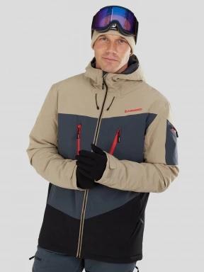 geaca de schi pt. barbati Fundango Privet Allmountain Jacket nisip 1