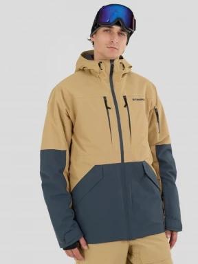 geaca de schi pt. barbati Fundango Baily ECO Allmountain Jacket nisip 1