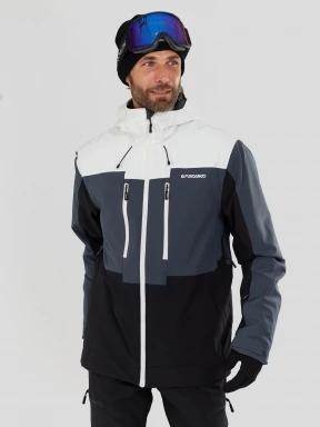 geaca de schi pt. barbati Fundango Nelson Allmountain Jacket alb 1