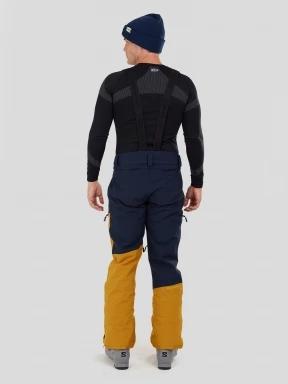 pantaloni de schi pt. barbati Fundango Teak Colourblock Pants albastru inchis 1