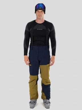 pantaloni de schi pt. barbati Fundango Teak Colourblock Pants albastru inchis 1