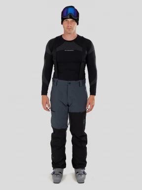 pantaloni de schi pt. barbati Fundango Teak Colourblock Pants gri 1