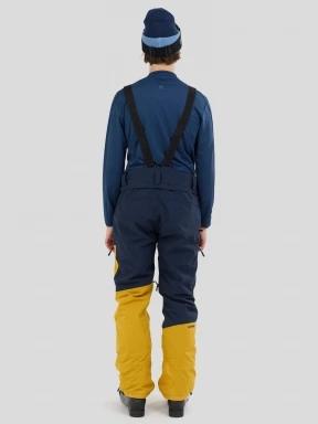 pantaloni de schi pt. barbati Fundango Teak Colourblock Pants galben 3
