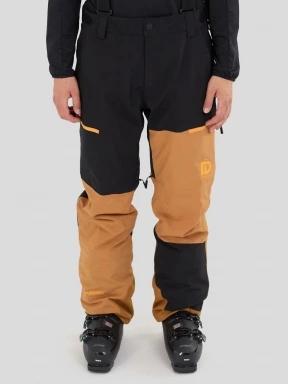 pantaloni de schi pt. barbati Fundango Teak Colourblock Pants maro 1