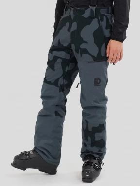 pantaloni de schi pt. barbati Fundango Teak Colourblock Pants gri 1