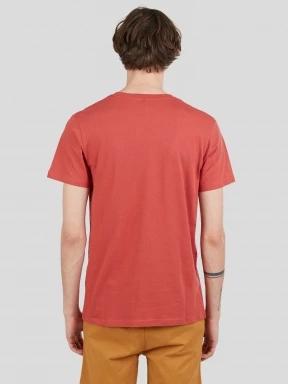 tricou cu maneci scurte pt. barbati Fundango Basic-T Logo 04 rosu 3