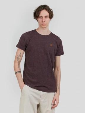 tricou cu maneci scurte pt. barbati Fundango Jaggy Structured T-shirt rosu 1