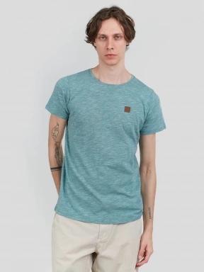 tricou cu maneci scurte pt. barbati Fundango Jaggy Structured T-shirt verde 1