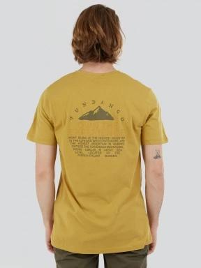 tricou cu maneci scurte pt. barbati Fundango Round Graphic-T oliv 3
