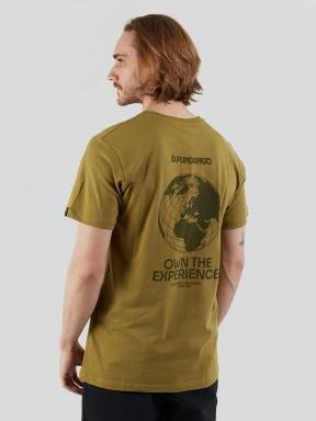 tricou cu maneci scurte pt. barbati Fundango Globe Graphic-T verde 3