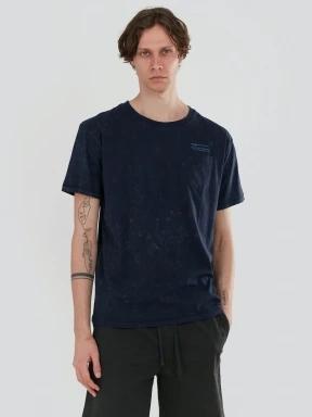 tricou cu maneci scurte pt. barbati Fundango Dane Surf Pocket-T albastru inchis 1