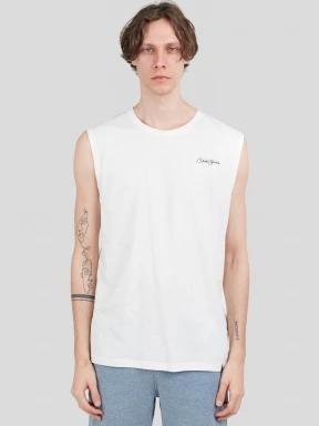 maiou pt. barbati Fundango Alon Surf Tank-T alb 1