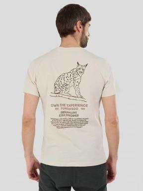 tricou cu maneci scurte pt. barbati Fundango Montes Graphic-T nisip 1