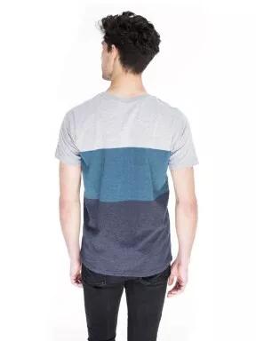 tricou cu maneci scurte pt. barbati Fundango Jaggy Pocket gri 3