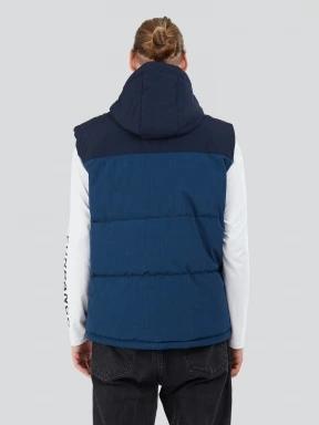 vesta pt. barbati Fundango Karl Padded Vest albastru 3