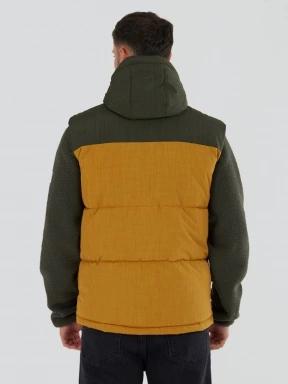 vesta pt. barbati Fundango Karl Padded Vest galben 3