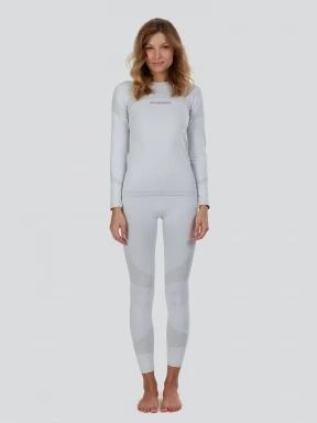set de lenjerie de corp pt. femei Fundango Seamless Baselayer Set nisip 1