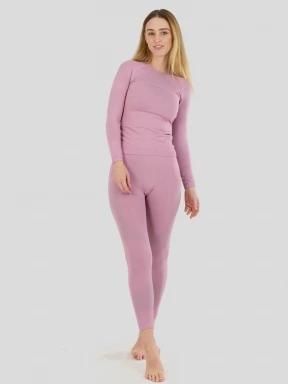 set de lenjerie de corp pt. femei Fundango Seamless Baselayer Set roz 1