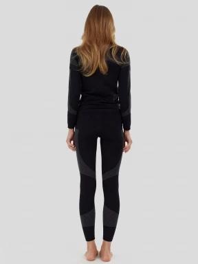 set de lenjerie de corp pt. femei Fundango Seamless Baselayer Set negru 3