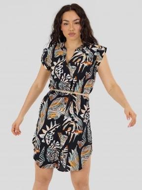 rochie camasa pt. femei Fundango Mona Dress negru 1