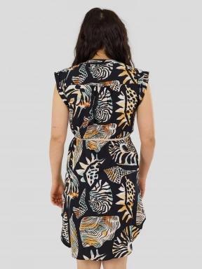 rochie camasa pt. femei Fundango Mona Dress negru 3