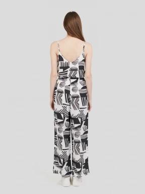 salopete pt. femei Fundango Alisha Jumpsuit negru 3