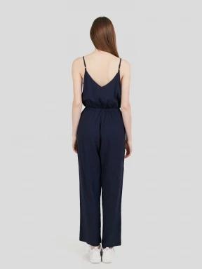 salopete pt. femei Fundango Alisha Jumpsuit albastru inchis 3