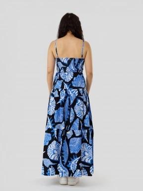 rochie lunga pt. femei Fundango Paradise Maxi Dress albastru inchis 3