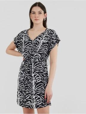 rochie pt. femei Fundango Palmetta Dress negru 1