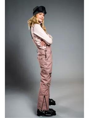 pantaloni de schi pt. femei Fundango SAKURA BIB Pants roz 3