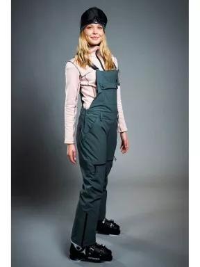 pantaloni de schi pt. femei Fundango SAKURA BIB Pants oliv 1