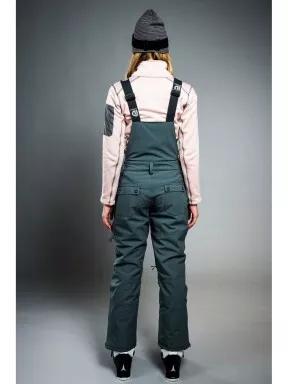 pantaloni de schi pt. femei Fundango SAKURA BIB Pants oliv 3