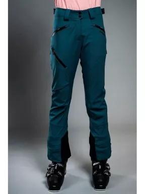 pantaloni de drumetie pt. femei Fundango RAURIS Softshell Pant W albastru 1