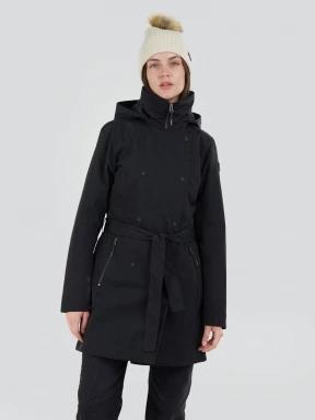 balonzaide pt. femei Fundango Charlotte Trenchcoat negru 1
