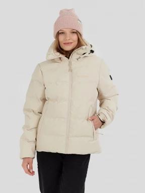 geaca matlasata de tranzitie pt. femei Fundango Mirabelle Padded Jacket nisip 1