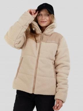 geaca matlasata de tranzitie pt. femei Fundango Nukka Padded Jacket nisip 1